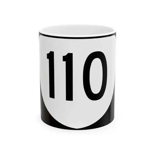 Virginia 110 (Virginia) (Road Sign) White Coffee Mug 11oz - Go Mug Yourself