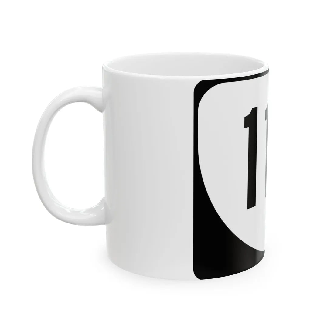 Virginia 110 (Virginia) (Road Sign) White Coffee Mug - Go Mug Yourself
