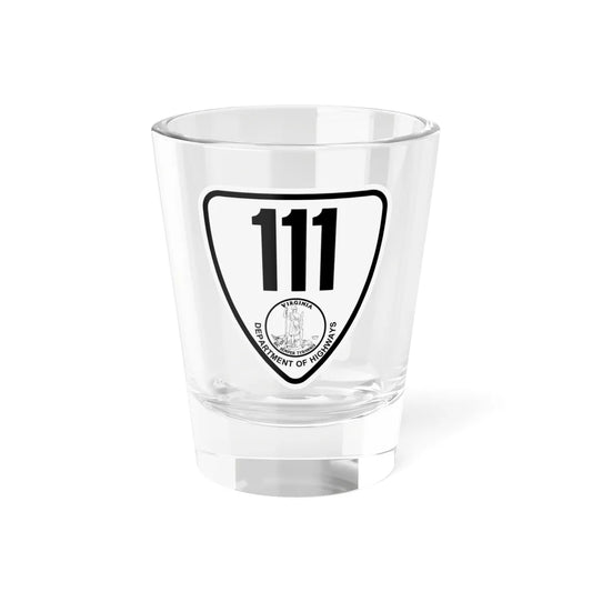 Virginia 111 1924 (Virginia) (Road Sign) Shot Glass 1.5oz 1.5oz - Go Mug Yourself