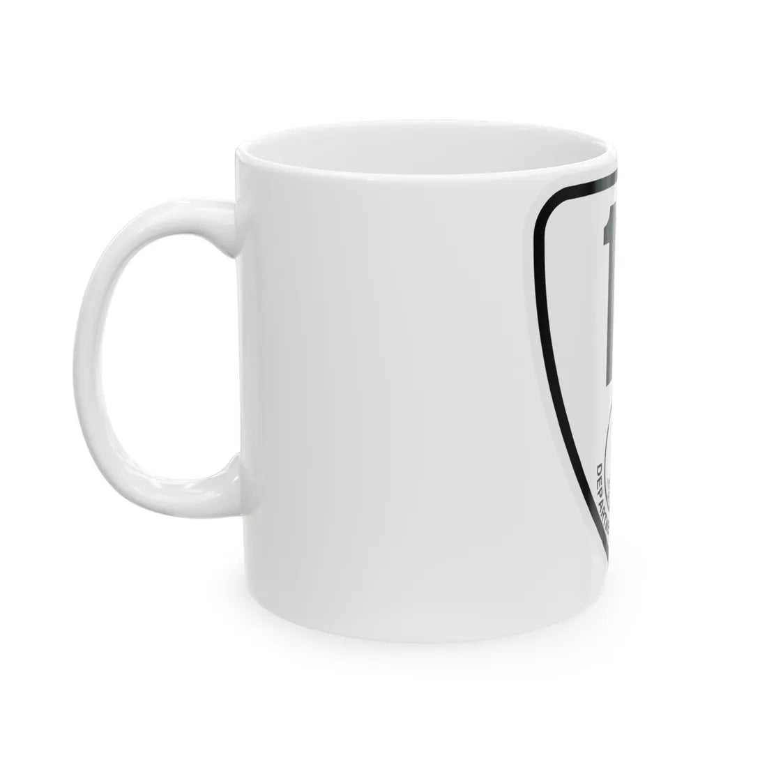Virginia 111 1924 (Virginia) (Road Sign) White Coffee Mug - Go Mug Yourself