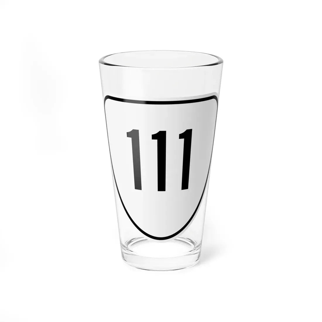 Virginia 111 1956 (Virginia) (Road Sign) Pint Glass 16oz 16oz - Go Mug Yourself