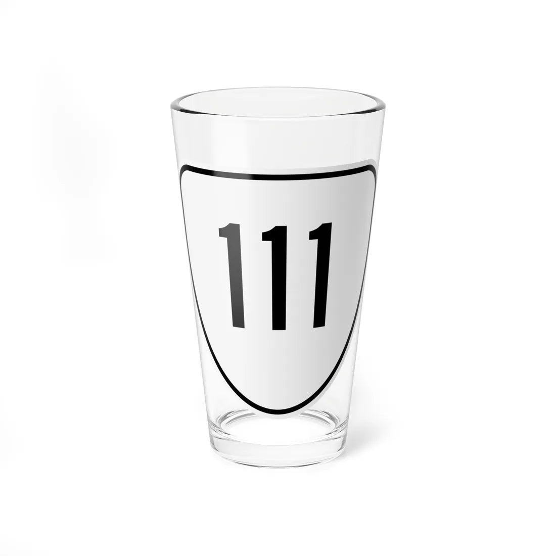 Virginia 111 1956 (Virginia) (Road Sign) Pint Glss 16oz 16oz - Go Mug Yourself