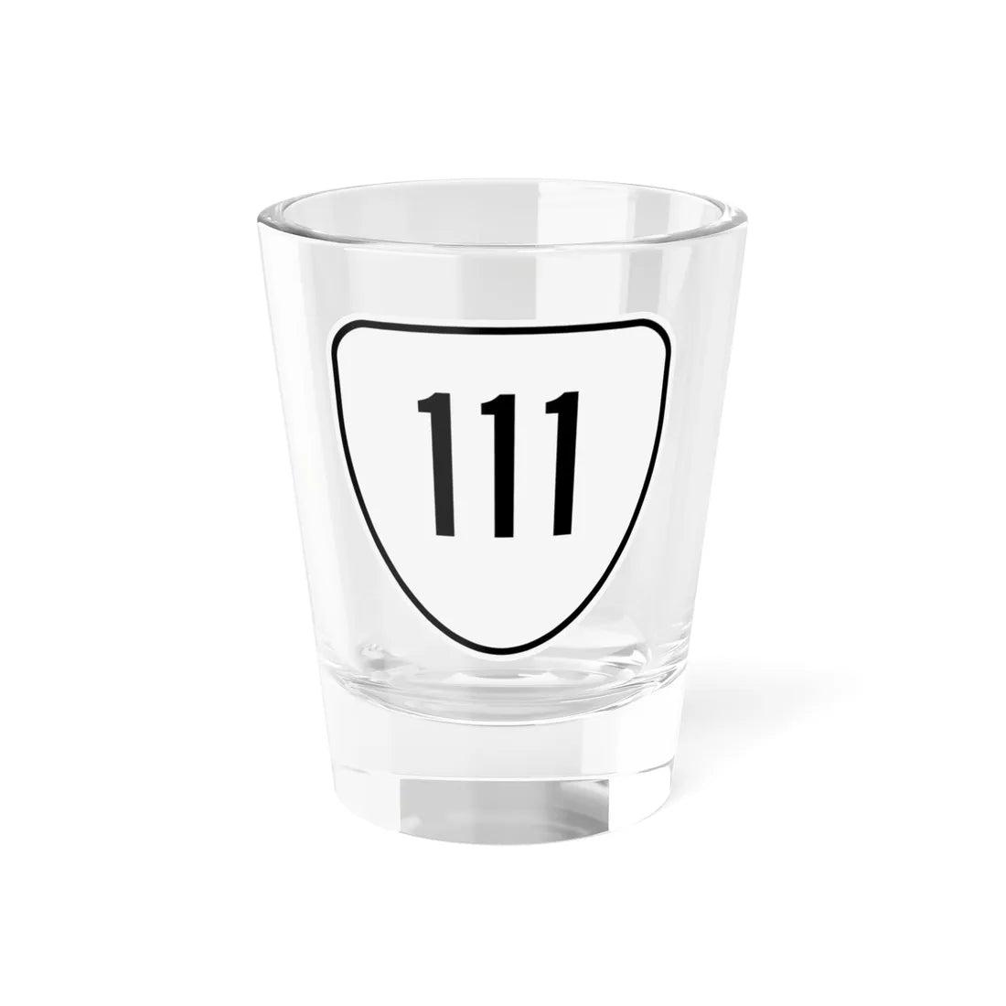 Virginia 111 1956 (Virginia) (Road Sign) Shot Glass 1.5oz 1.5oz - Go Mug Yourself