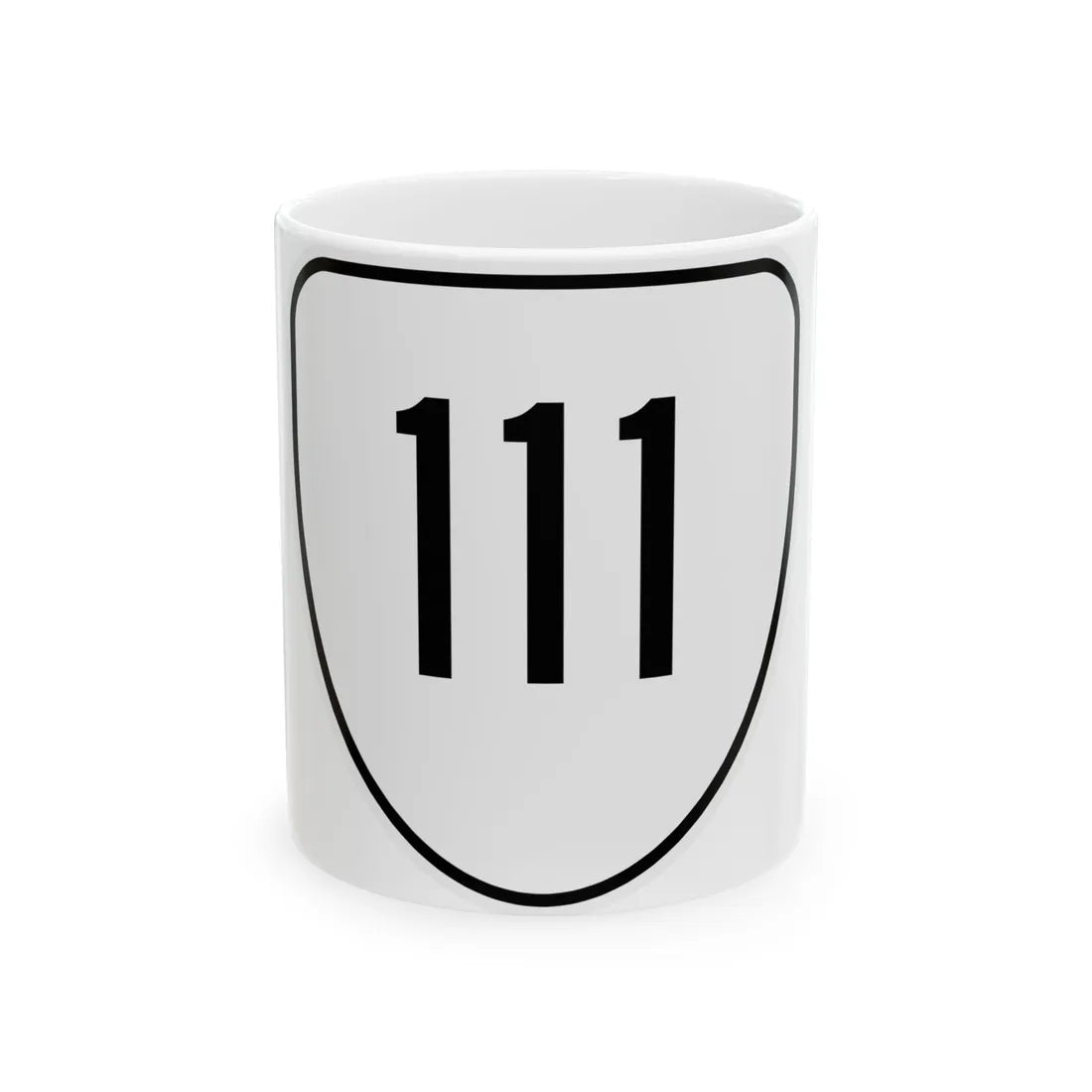 Virginia 111 1956 (Virginia) (Road Sign) White Coffee Mug 11oz - Go Mug Yourself