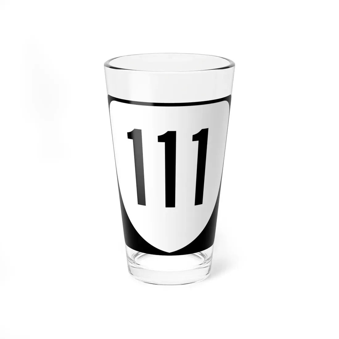 Virginia 111 1980 (Virginia) (Road Sign) Pint Glass 16oz 16oz - Go Mug Yourself