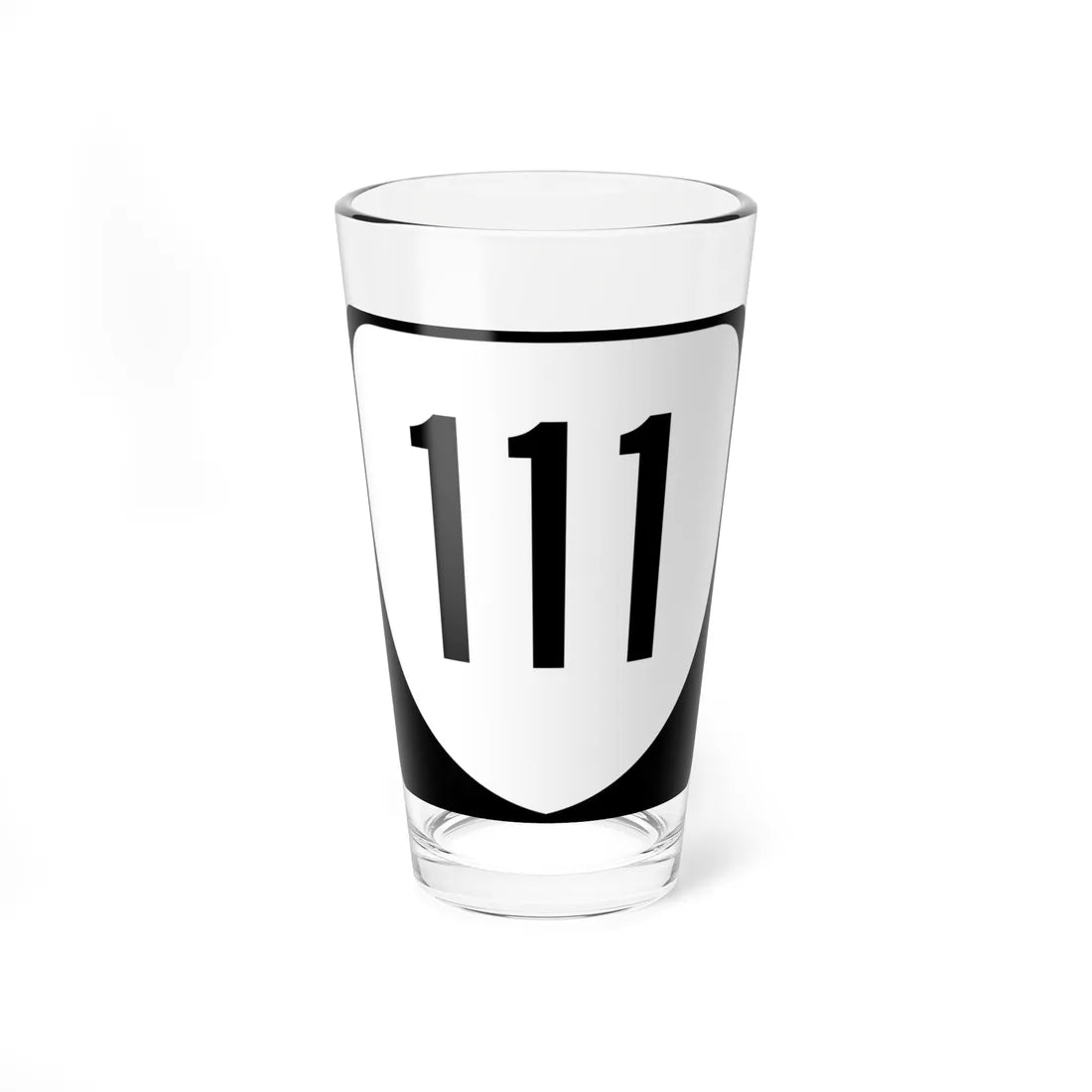 Virginia 111 1980 (Virginia) (Road Sign) Pint Glss 16oz 16oz - Go Mug Yourself