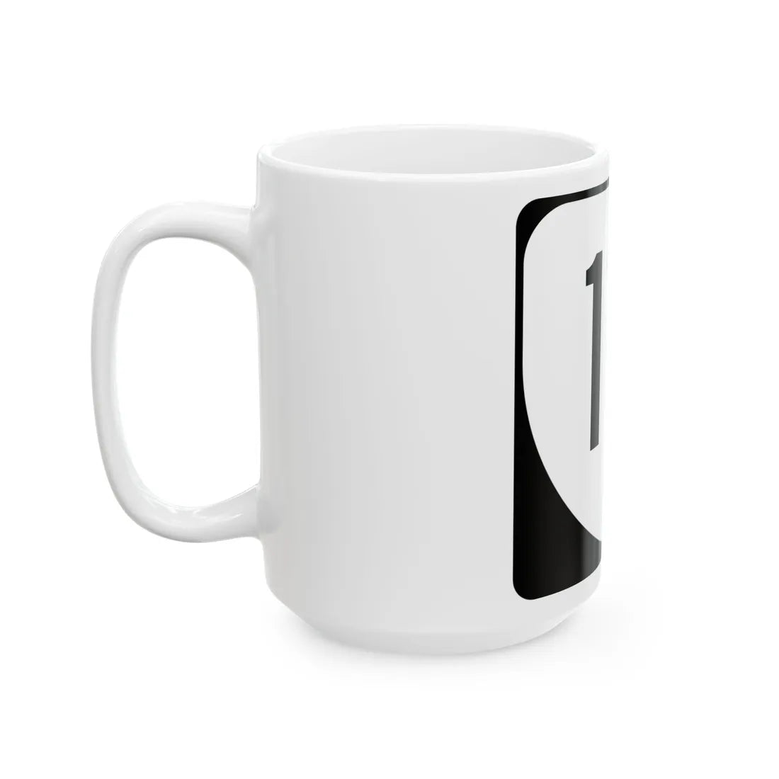 Virginia 111 1980 (Virginia) (Road Sign) White Coffee Mug - Go Mug Yourself