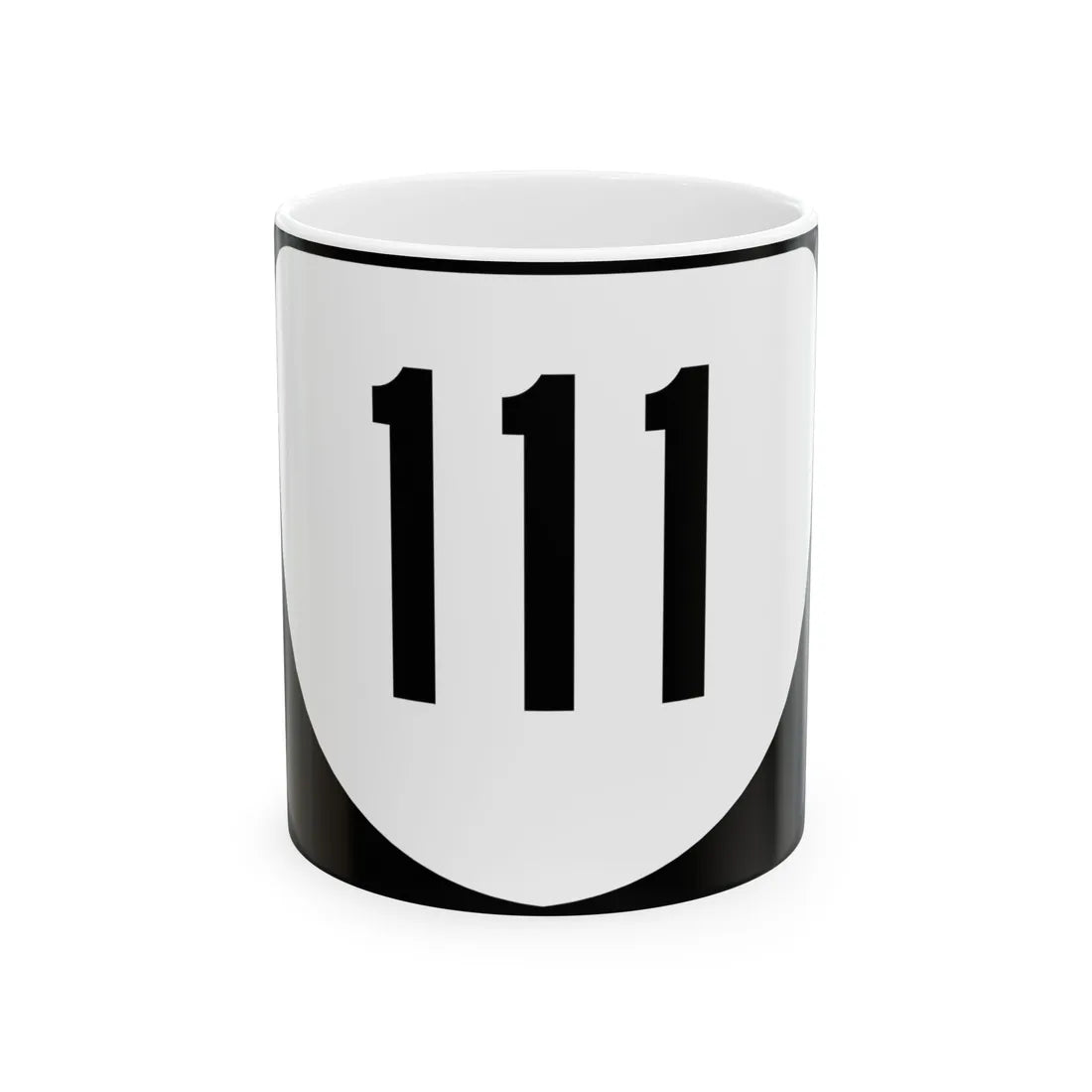 Virginia 111 (Virginia) (Road Sign) White Coffee Mug 11oz - Go Mug Yourself