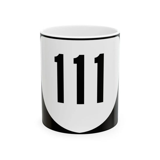 Virginia 111 (Virginia) (Road Sign) White Coffee Mug 11oz - Go Mug Yourself