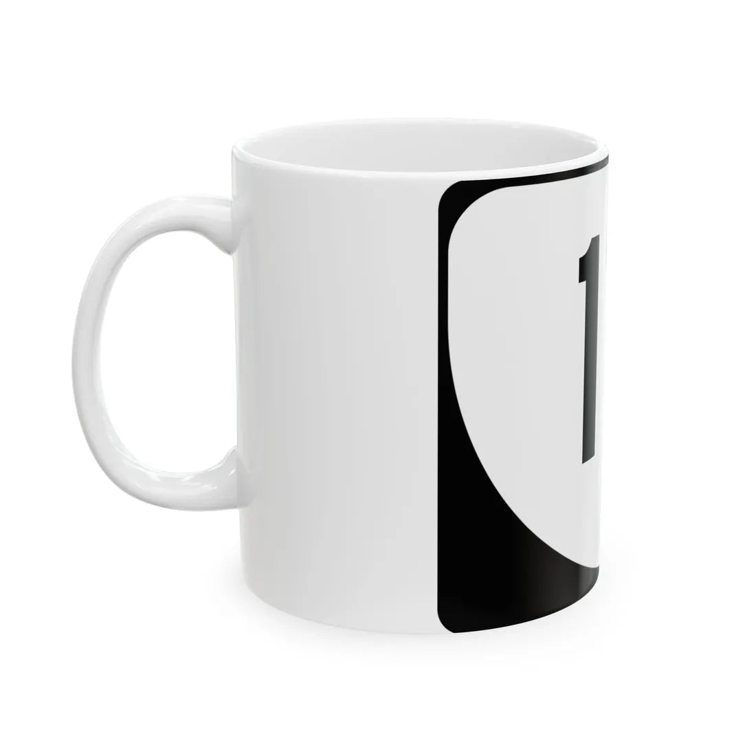 Virginia 111 (Virginia) (Road Sign) White Coffee Mug - Go Mug Yourself