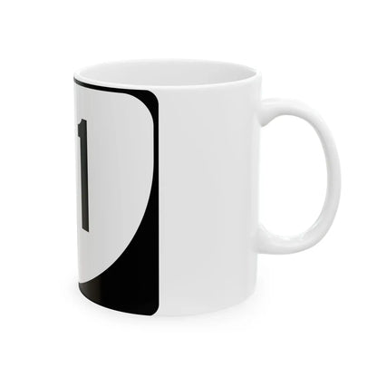 Virginia 111 (Virginia) (Road Sign) White Coffee Mug - Go Mug Yourself