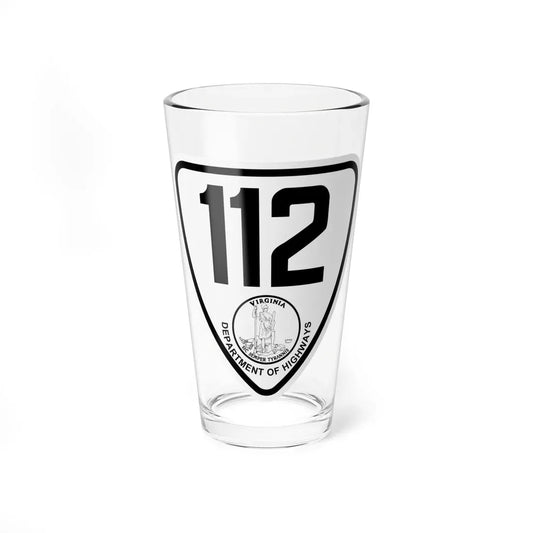 Virginia 112 1924 (Virginia) (Road Sign) Pint Glass 16oz 16oz - Go Mug Yourself