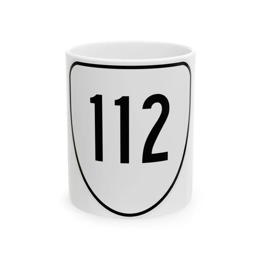 Virginia 112 1956 (Virginia) (Road Sign) White Coffee Mug 11oz - Go Mug Yourself