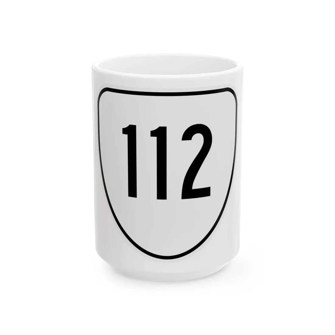 Virginia 112 1956 (Virginia) (Road Sign) White Coffee Mug 15oz - Go Mug Yourself