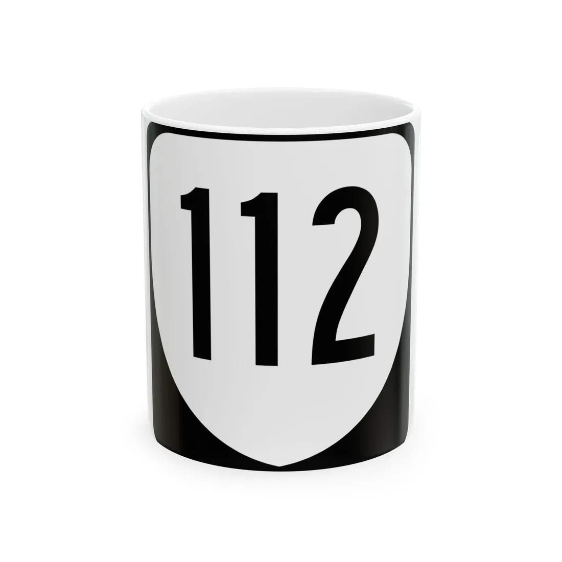 Virginia 112 1980 (Virginia) (Road Sign) White Coffee Mug 11oz - Go Mug Yourself