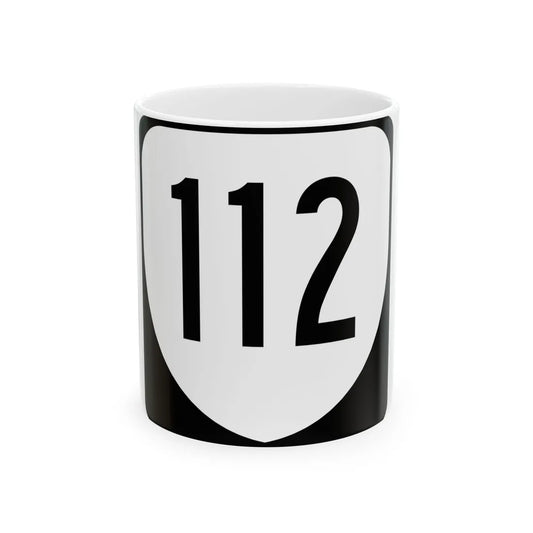 Virginia 112 1980 (Virginia) (Road Sign) White Coffee Mug 11oz - Go Mug Yourself