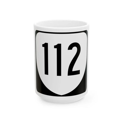 Virginia 112 1980 (Virginia) (Road Sign) White Coffee Mug 15oz - Go Mug Yourself