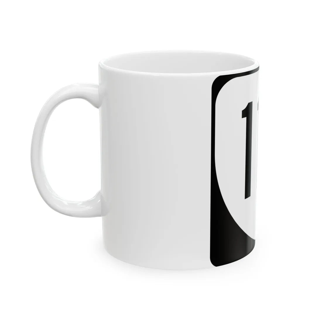 Virginia 112 1980 (Virginia) (Road Sign) White Coffee Mug - Go Mug Yourself