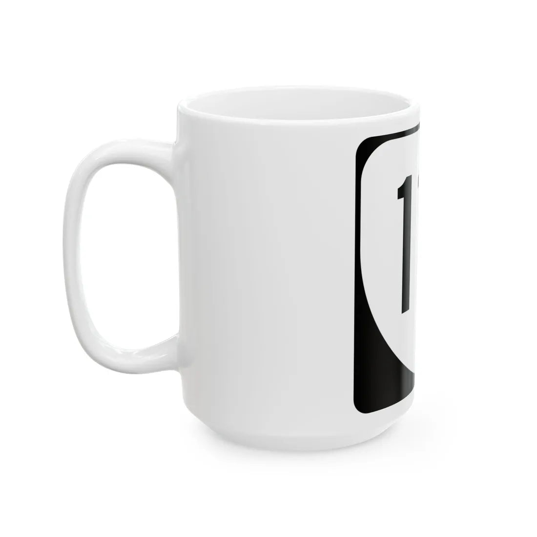 Virginia 112 1980 (Virginia) (Road Sign) White Coffee Mug - Go Mug Yourself