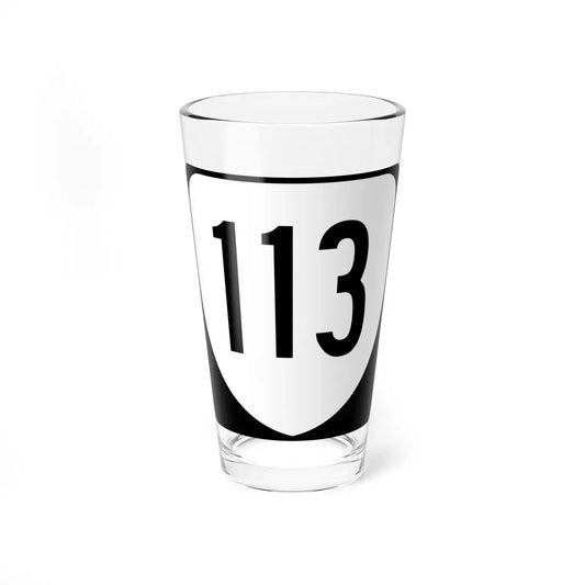 Virginia 113 1980 (Virginia) (Road Sign) Pint Glass 16oz 16oz - Go Mug Yourself