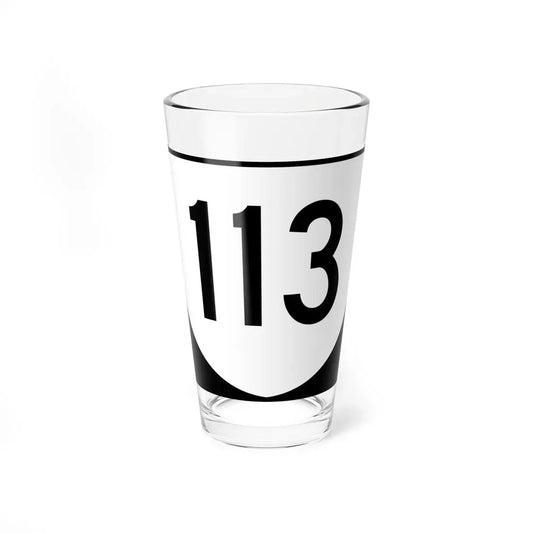 Virginia 113 (Virginia) (Road Sign) Pint Glass 16oz 16oz - Go Mug Yourself