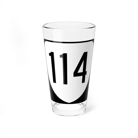 Virginia 114 1980 (Virginia) (Road Sign) Pint Glass 16oz 16oz - Go Mug Yourself