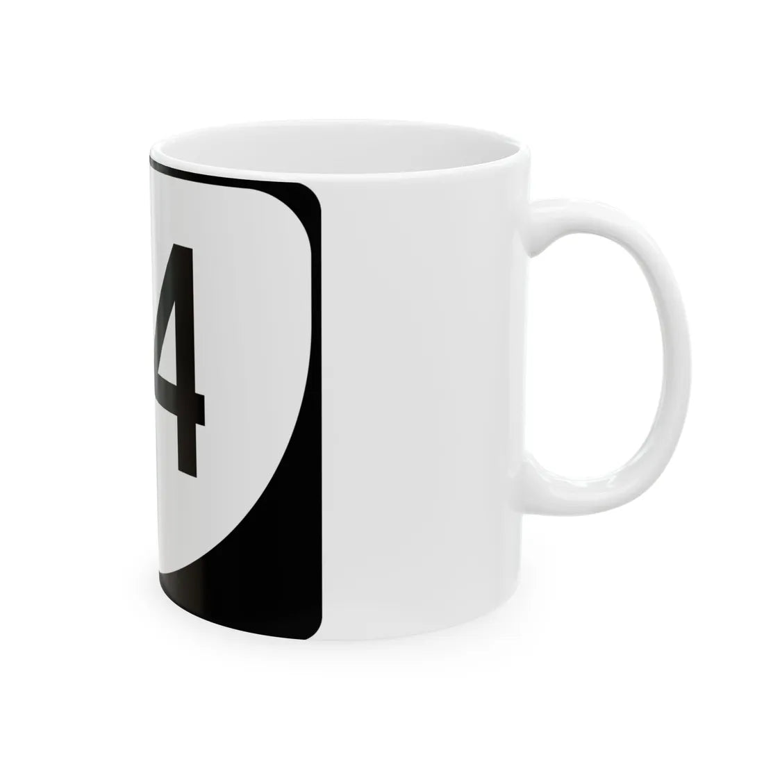 Virginia 114 (Virginia) (Road Sign) White Coffee Mug - Go Mug Yourself