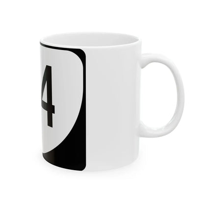 Virginia 114 (Virginia) (Road Sign) White Coffee Mug - Go Mug Yourself