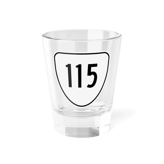 Virginia 115 1956 (Virginia) (Road Sign) Shot Glass 1.5oz 1.5oz - Go Mug Yourself