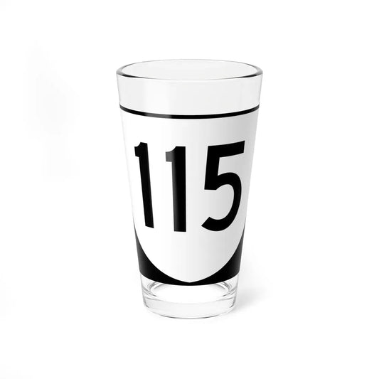 Virginia 115 (Virginia) (Road Sign) Pint Glass 16oz 16oz - Go Mug Yourself