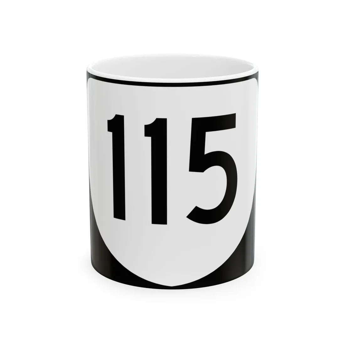 Virginia 115 (Virginia) (Road Sign) White Coffee Mug 11oz - Go Mug Yourself