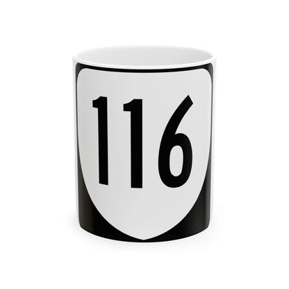 Virginia 116 1980 (Virginia) (Road Sign) White Coffee Mug 11oz - Go Mug Yourself