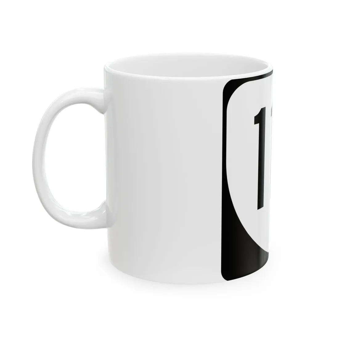 Virginia 116 1980 (Virginia) (Road Sign) White Coffee Mug - Go Mug Yourself
