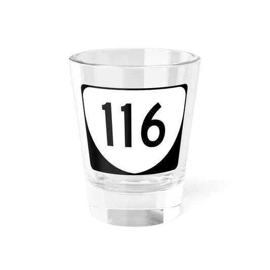 Virginia 116 (Virginia) (Road Sign) Shot Glass 1.5oz 1.5oz - Go Mug Yourself