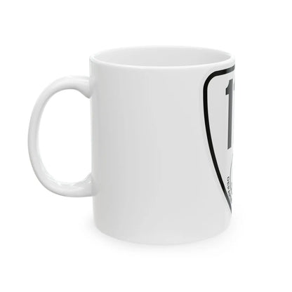 Virginia 117 1924 (Virginia) (Road Sign) White Coffee Mug - Go Mug Yourself
