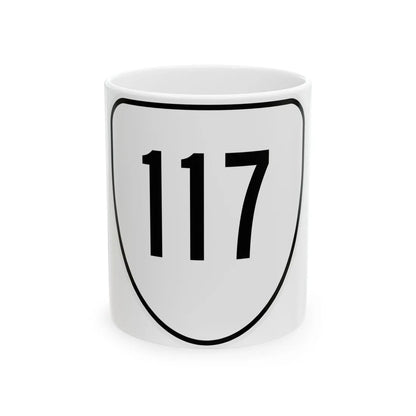 Virginia 117 1956 (Virginia) (Road Sign) White Coffee Mug 11oz - Go Mug Yourself