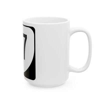 Virginia 117 1980 (Virginia) (Road Sign) White Coffee Mug - Go Mug Yourself