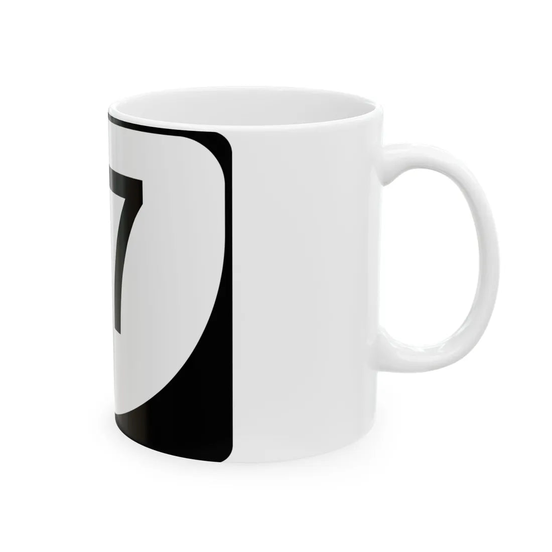 Virginia 117 (Virginia) (Road Sign) White Coffee Mug - Go Mug Yourself