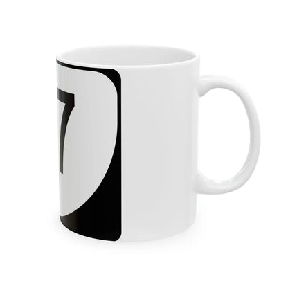 Virginia 117 (Virginia) (Road Sign) White Coffee Mug - Go Mug Yourself