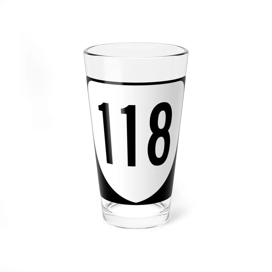 Virginia 118 1980 (Virginia) (Road Sign) Pint Glss 16oz 16oz - Go Mug Yourself