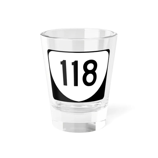 Virginia 118 (Virginia) (Road Sign) Shot Glass 1.5oz 1.5oz - Go Mug Yourself