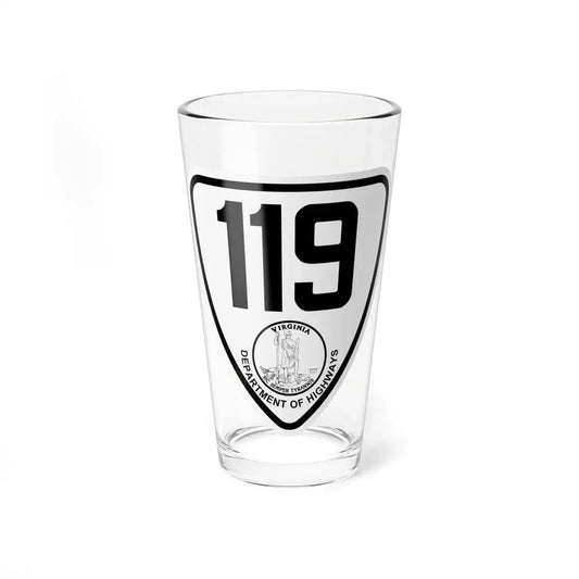 Virginia 119 1924 (Virginia) (Road Sign) Pint Glass 16oz 16oz - Go Mug Yourself