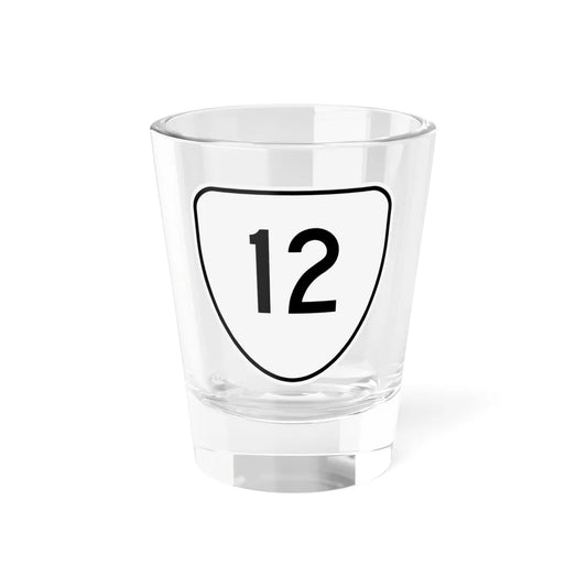 Virginia 12 1956 (Virginia) (Road Sign) Shot Glass 1.5oz 1.5oz - Go Mug Yourself