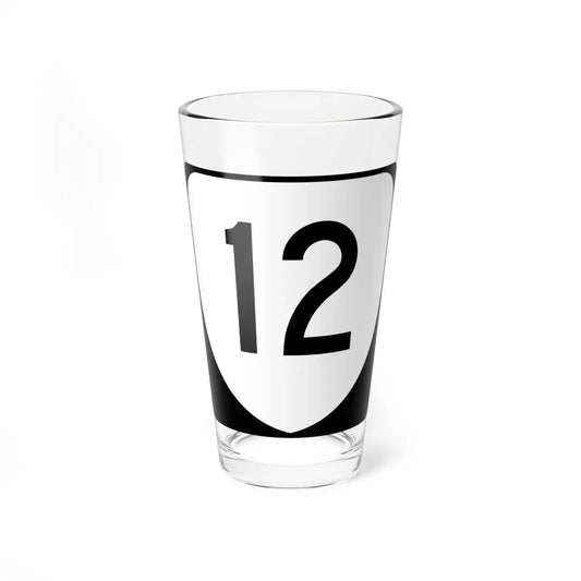Virginia 12 (Virginia) (Road Sign) Pint Glass 16oz 16oz - Go Mug Yourself