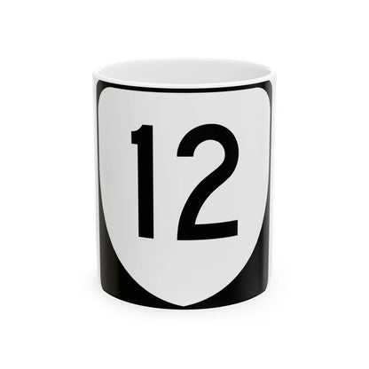 Virginia 12 (Virginia) (Road Sign) White Coffee Mug 11oz - Go Mug Yourself
