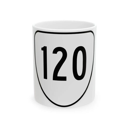 Virginia 120 1956 (Virginia) (Road Sign) White Coffee Mug 11oz - Go Mug Yourself
