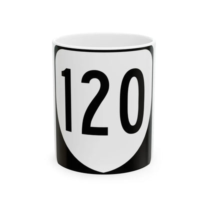 Virginia 120 1980 (Virginia) (Road Sign) White Coffee Mug 11oz - Go Mug Yourself