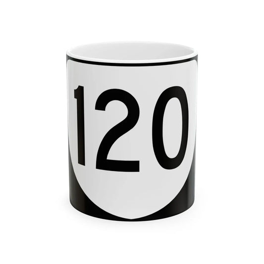 Virginia 120 (Virginia) (Road Sign) White Coffee Mug 11oz - Go Mug Yourself