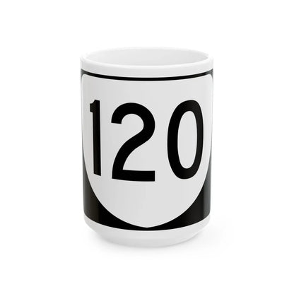 Virginia 120 (Virginia) (Road Sign) White Coffee Mug 15oz - Go Mug Yourself