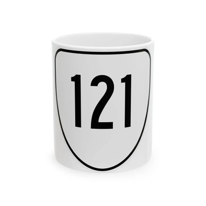 Virginia 121 1956 (Virginia) (Road Sign) White Coffee Mug 11oz - Go Mug Yourself